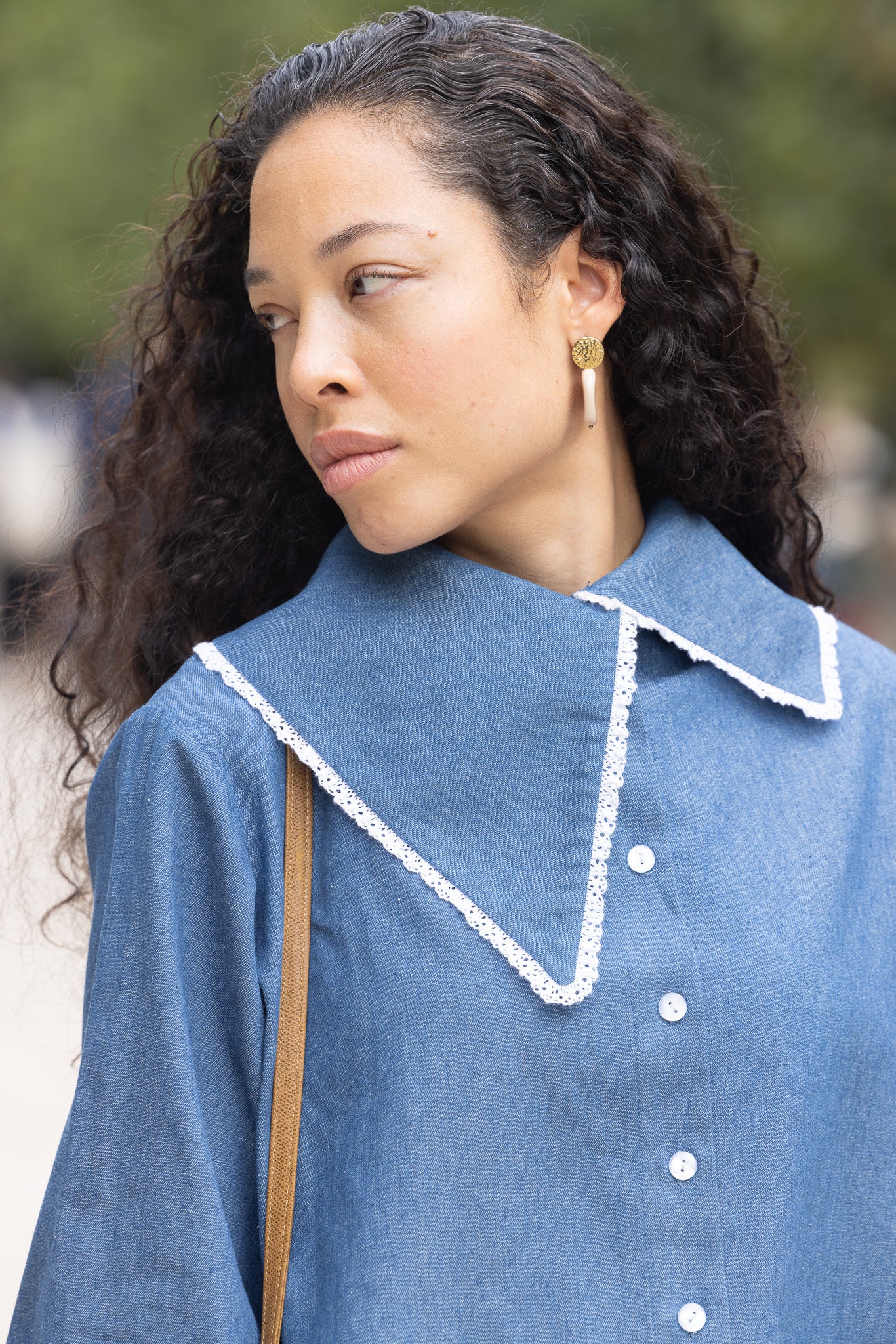 Chemise LINE – Bleu denim